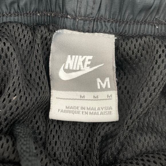 Nike Vintage Women's Track Pants, Mesh Lined, White Stripe, Ankle Zip, Sz Medium - Picture 3 of 7